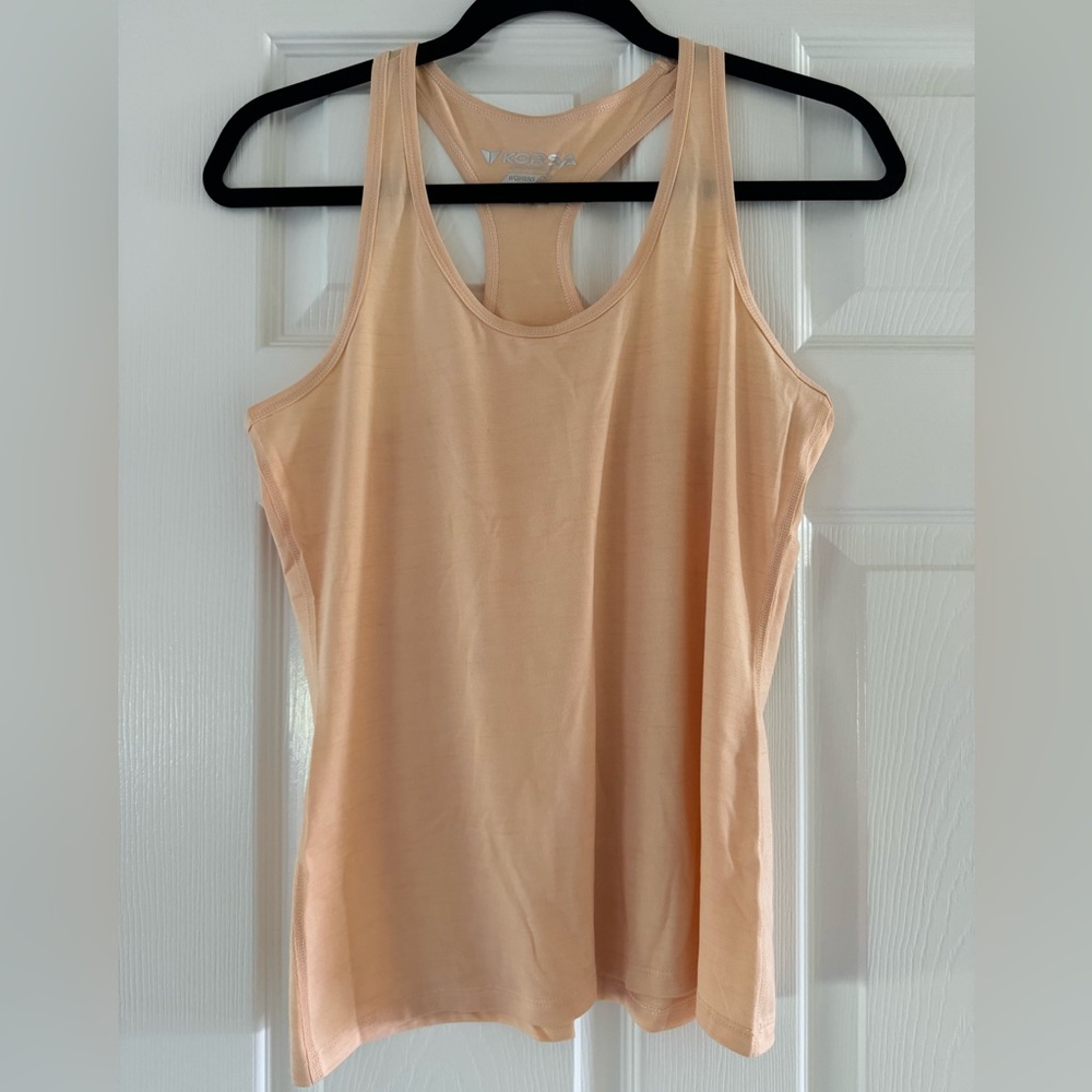 Korsa by Road Runner Sports - Peach Racerback Tank